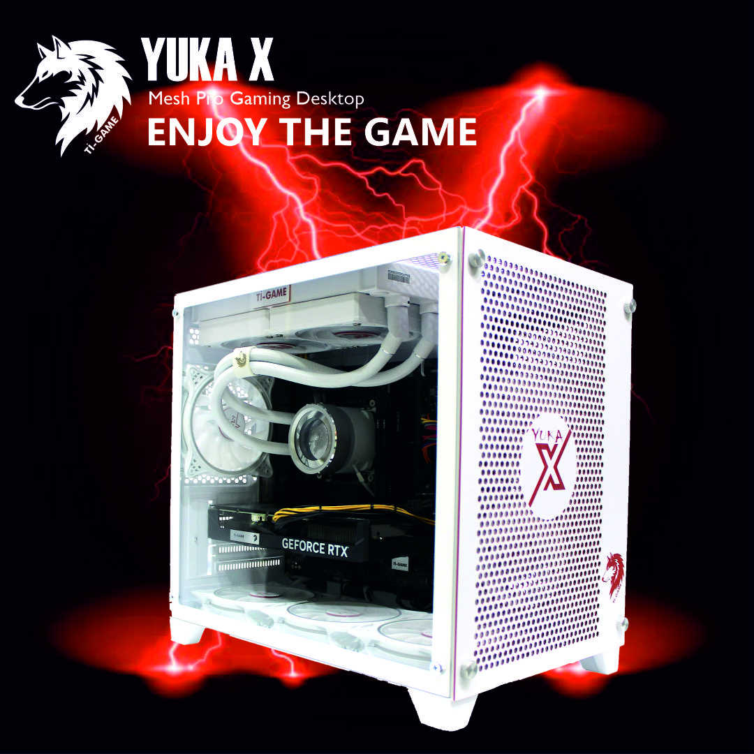 Tİ-GAME YUKA X İ7-12700 32GB DDR5 ( 1x32GB DDR5 5600MHZ ) 512GB M.2 SSD (2100-1500MB/S) 1TB HDD RTX 4060 TI 16GB 128BIT GDDR6 W11P 650W SIVI SOĞUTMA MESH GAMING PC